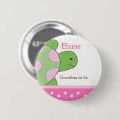 ZEE TURTLE NAME TAG Personalized Button (Voorkant /achterkant)