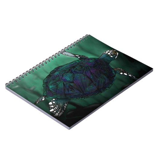 Zee Turtle-notebook Notitieboek (Linkerzijde)