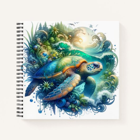 Zee Turtle Notitieboek (Voorkant)