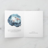 Zee Turtle Ocean | Baby shower Hartelijk dank Bedankkaart (Binnen)