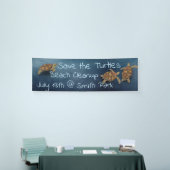 Zee Turtle Ocean op maat Spandoek (Beurs)