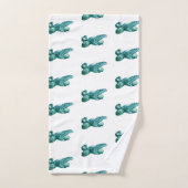Zee Turtle Ocean Pattern Art Bad Handdoek (Handdoek)