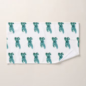 Zee Turtle Ocean Pattern Art Bad Handdoek (Handdoek)