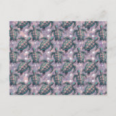 Zee Turtle Ocean Pattern Briefkaart (Voorkant)