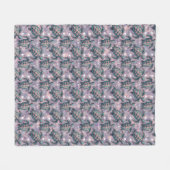 Zee Turtle Ocean Pattern Fleece Deken (Voorkant (Horizontaal))