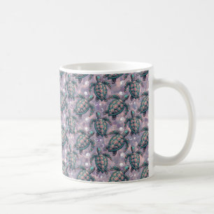 Zee Turtle Ocean Pattern Koffiemok