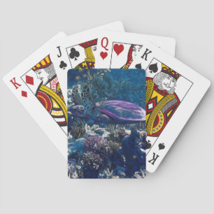 Zee Turtle Ocean Pokerkaarten