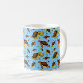 Zee Turtle Pattern Koffiemok (Voorkant rechts)
