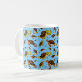 Zee Turtle Pattern Koffiemok (Voorkant links)