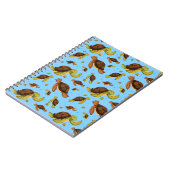 Zee Turtle Pattern Notitieboek (Linkerzijde)