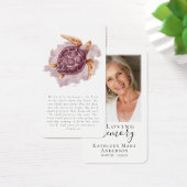 Zee Turtle Photo Herdenking Prayer Kaart (Bureau)