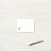 Zee Turtle Post-it® Notes (Op bureau)