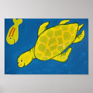 Zee Turtle Poster