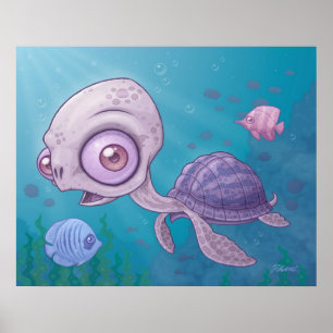 Zee Turtle Poster