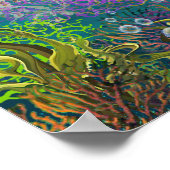 Zee Turtle Poster (Hoek)