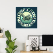 Zee Turtle Protection Poster (Thuiskantoor)