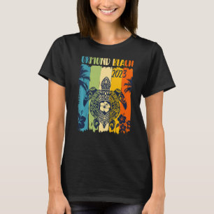 Zee Turtle Retro Ormond Beach Florida Family Vacat T-shirt