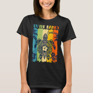 Zee Turtle Retro Outer Banks Carolina Theme Family T-shirt
