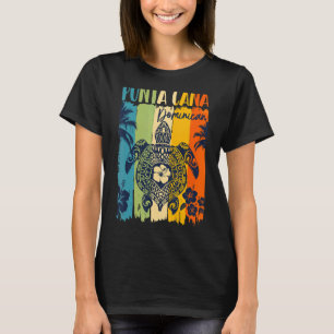Zee Turtle Retro Punta Cana Dominican Family Vacat T-shirt