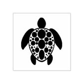 Zee Turtle Rubberstempel (Afrduk)