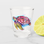 Zee Turtle Shot Glas (Voorkant)