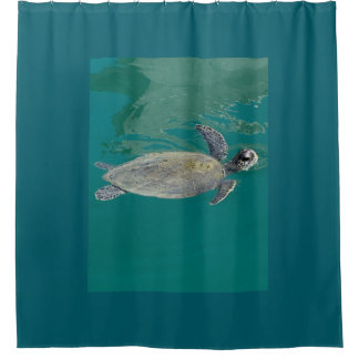 Zee Turtle Shower Curtain Douchegordijn