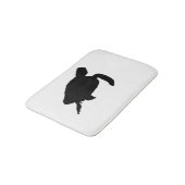 Zee Turtle Silhouette Badmat (Gekanteld)