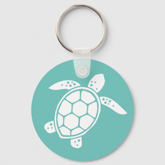 Zee Turtle Sleutelhanger (Voorkant)