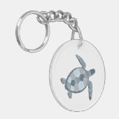 Zee Turtle Sleutelhanger (Voorkant Links)