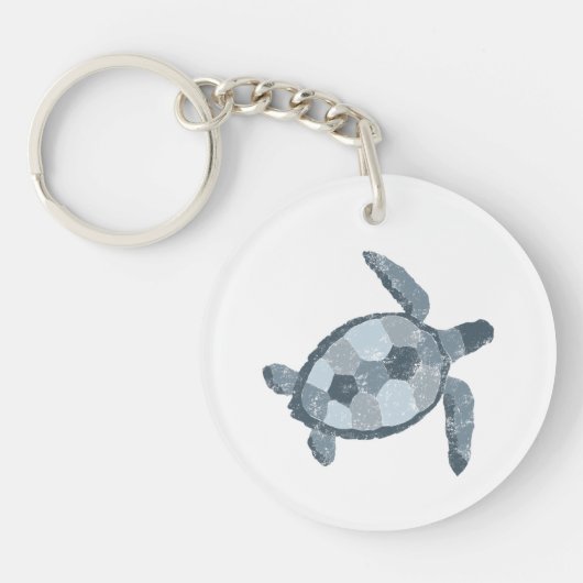 Zee Turtle Sleutelhanger (Voorkant)