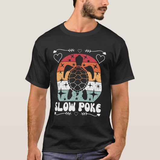  Zee Turtle Slow Poke Zee Turtle T-shirt (Voorkant)