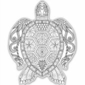 ZEE TURTLE STICKER (Voorkant)