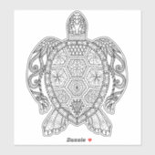 ZEE TURTLE STICKER (Vel)