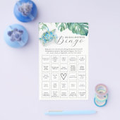 Zee Turtle Theme Vrijgezellenfeest Bingo Flyer (Enkel)