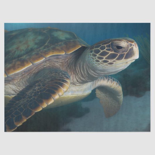 Zee Turtle Tissuepapier (Voorkant)