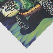 Zee Turtle Tissuepapier (Detail)