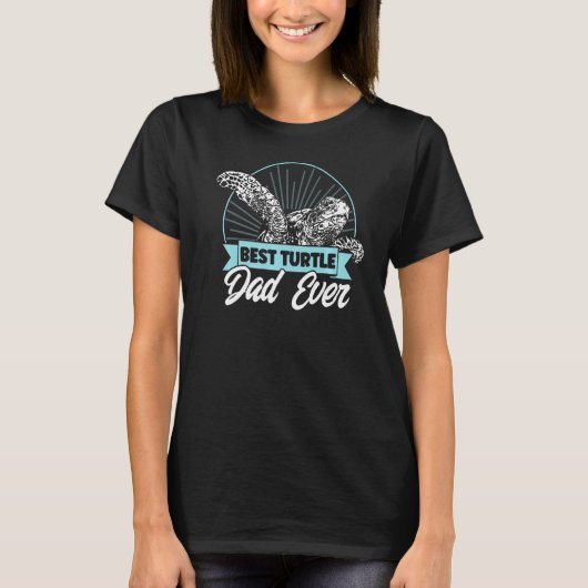 Zee Turtle Tortoise Best Turtle Pap Ever T-shirt (Voorkant)