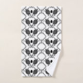 Zee Turtle Tortoise Moons Patroon Bad Handdoek (Handdoek)