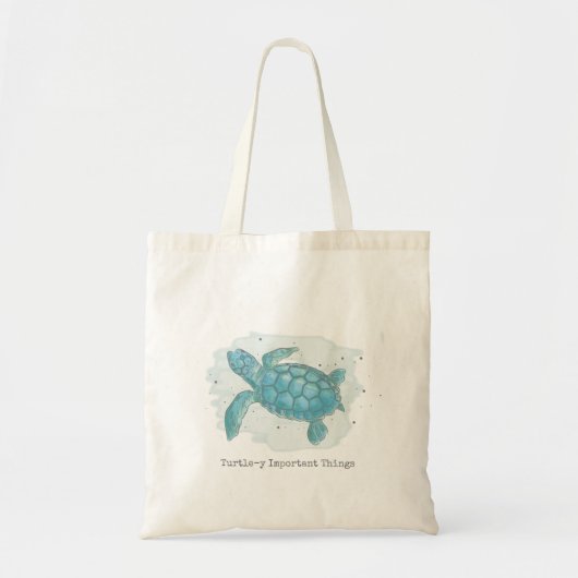 Zee Turtle Tote Bag (Voorkant)