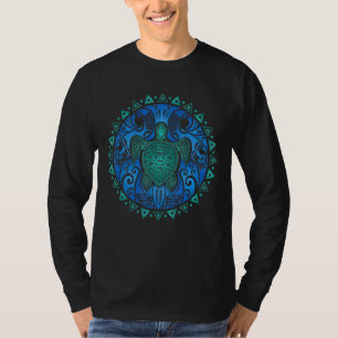 Zee Turtle Tribal Hawaiian Hawaï Turtles T-shirt