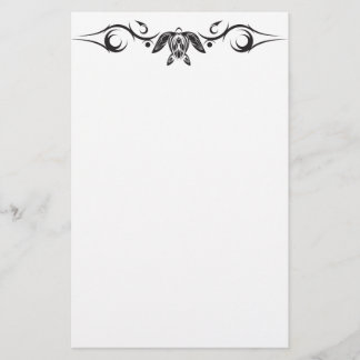 Zee Turtle Tribal Stationery Briefpapier