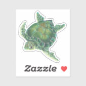 Zee Turtle Vinyl Sticker (Vel)