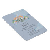 Zee Turtle Wedding met bride en bruin Magneet (Rechterzijde)