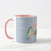 Zee Turtle Wedding met bride en bruin Mok (Links)