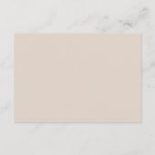 Zee Turtle Wedding RSVP QR-code Informatiekaartje (Achterkant)