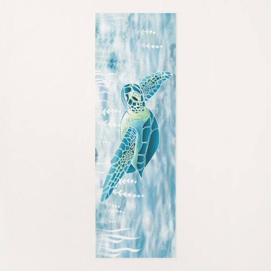 Zee Turtle Yoga Mat - 01bl (Voorkant)