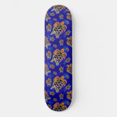 Zee Turtles batik African Art Skateboard (Voorkant)