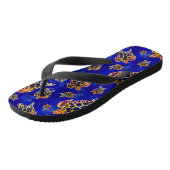 Zee Turtles batik African Art Teenslippers (Schuin)