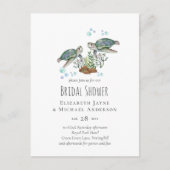 Zee Turtles Beach Wedding Briefkaart (Voorkant)