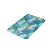 Zee Turtles Blue Aqua Bath Rug Badmat (Gekanteld)